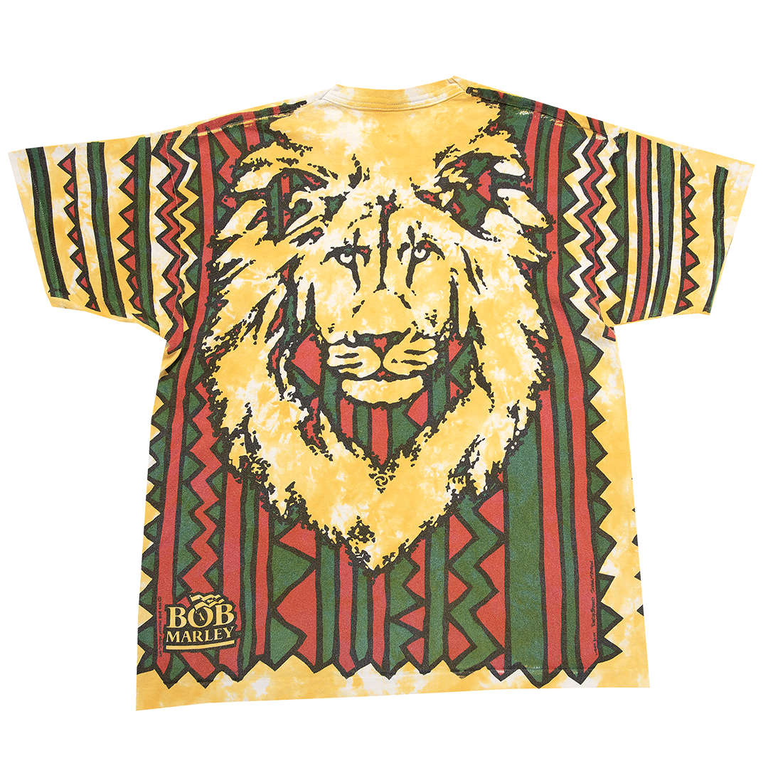 Bob Marley Liquid Blue AOP T