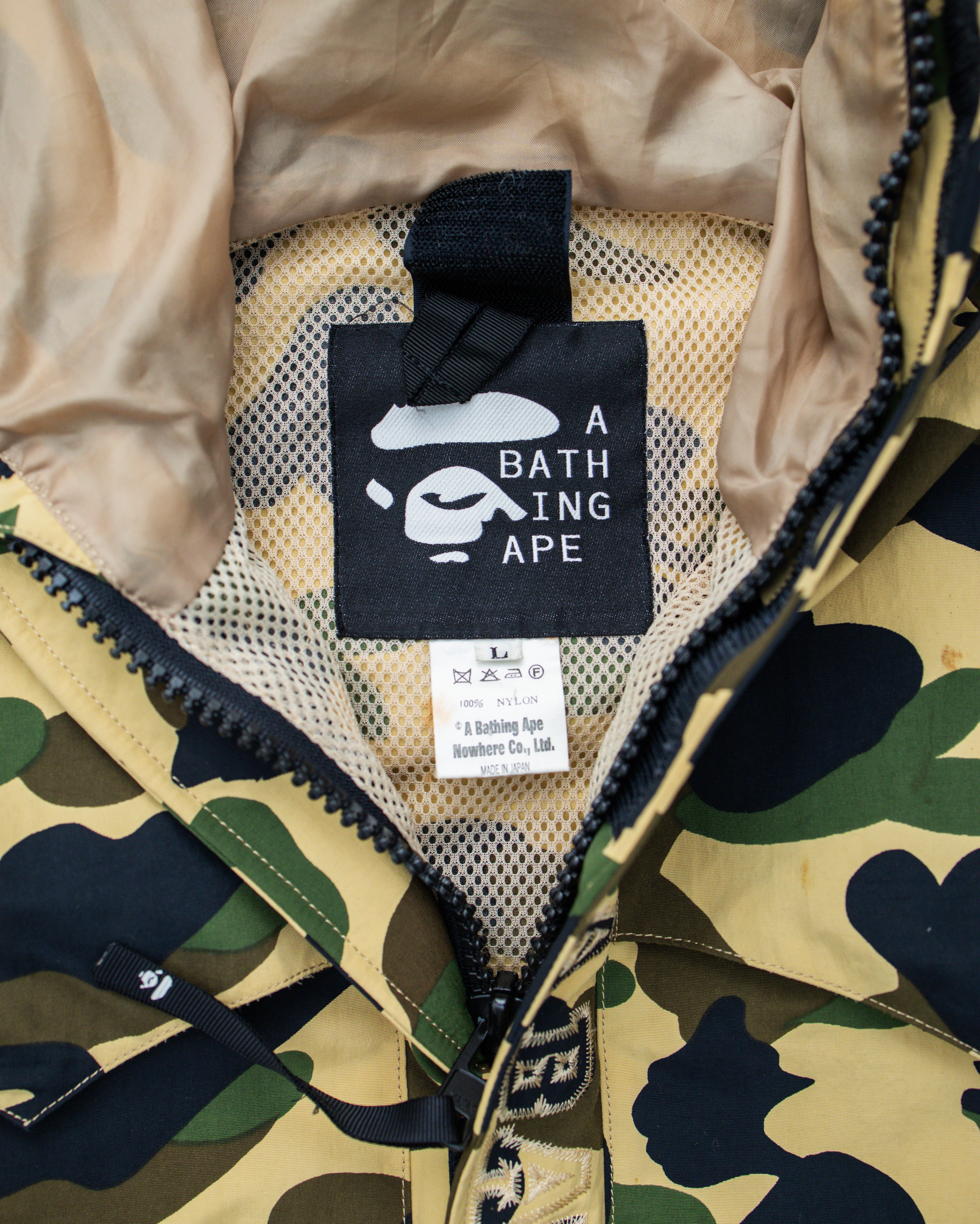 【archive】90s URSUS BAPE N-1 military 1990s BAPE 1st Camo Zip-Up Jacket – MNTGE