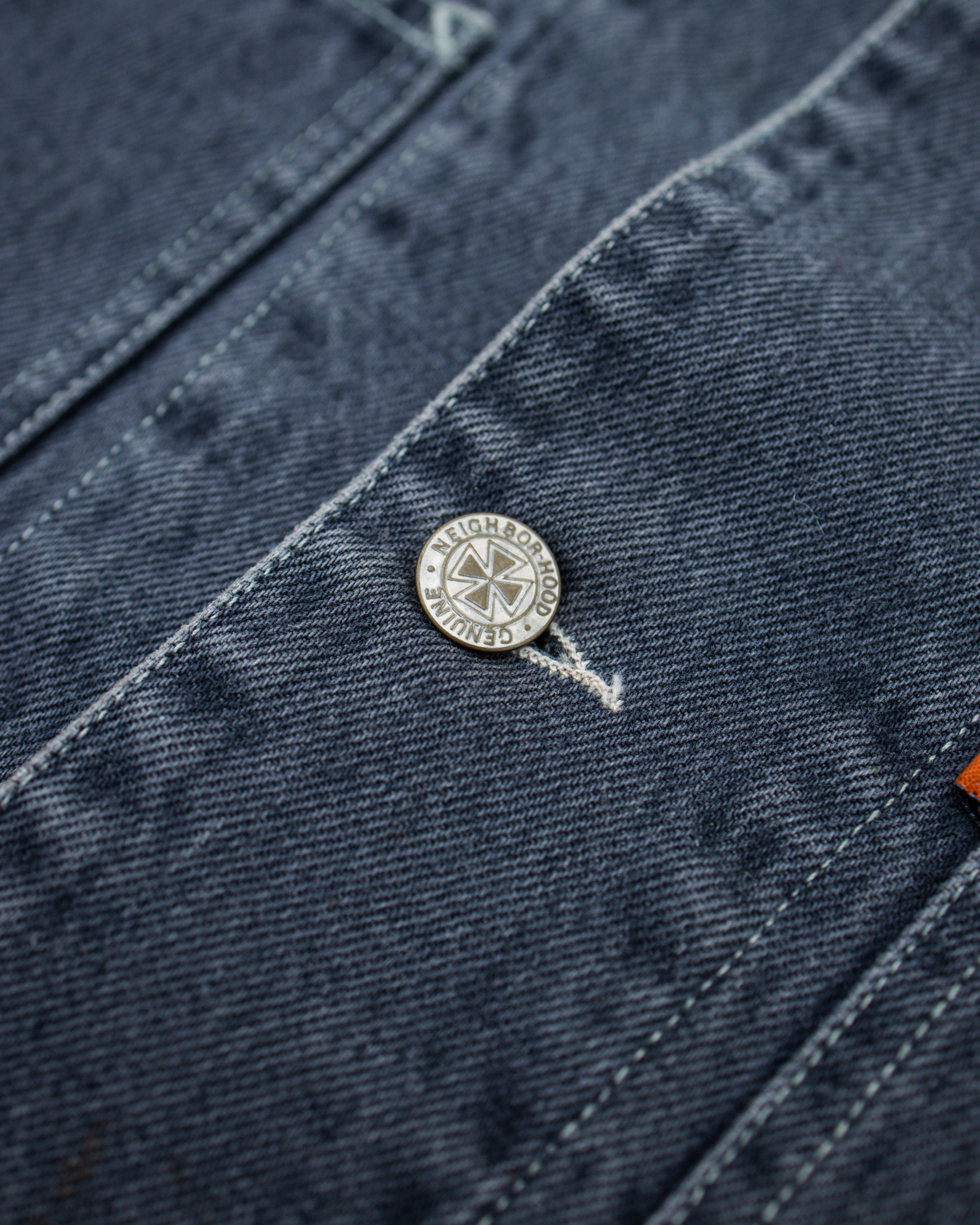 2000s Neighborhood Washed Black Denim Jacket – MNTGE