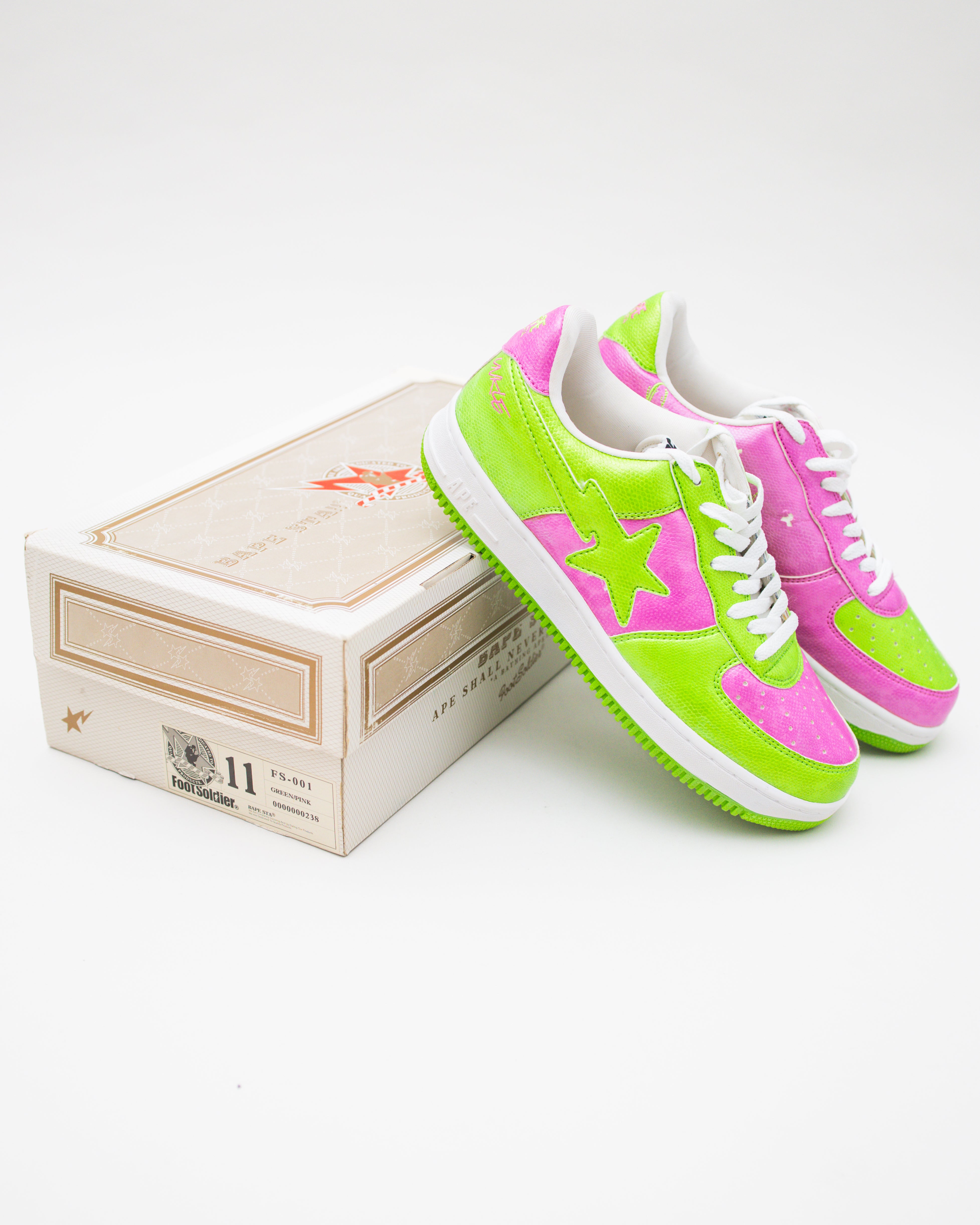 靴 BAPE STA UNKLE Futura US9 27cm 2000s Bape/Futura 