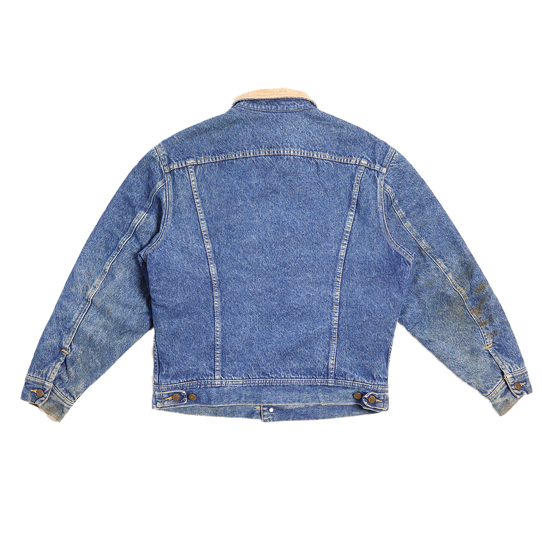 70s Lee Storm Rider Wool-Lined Denim Trucker Jacket – MNTGE