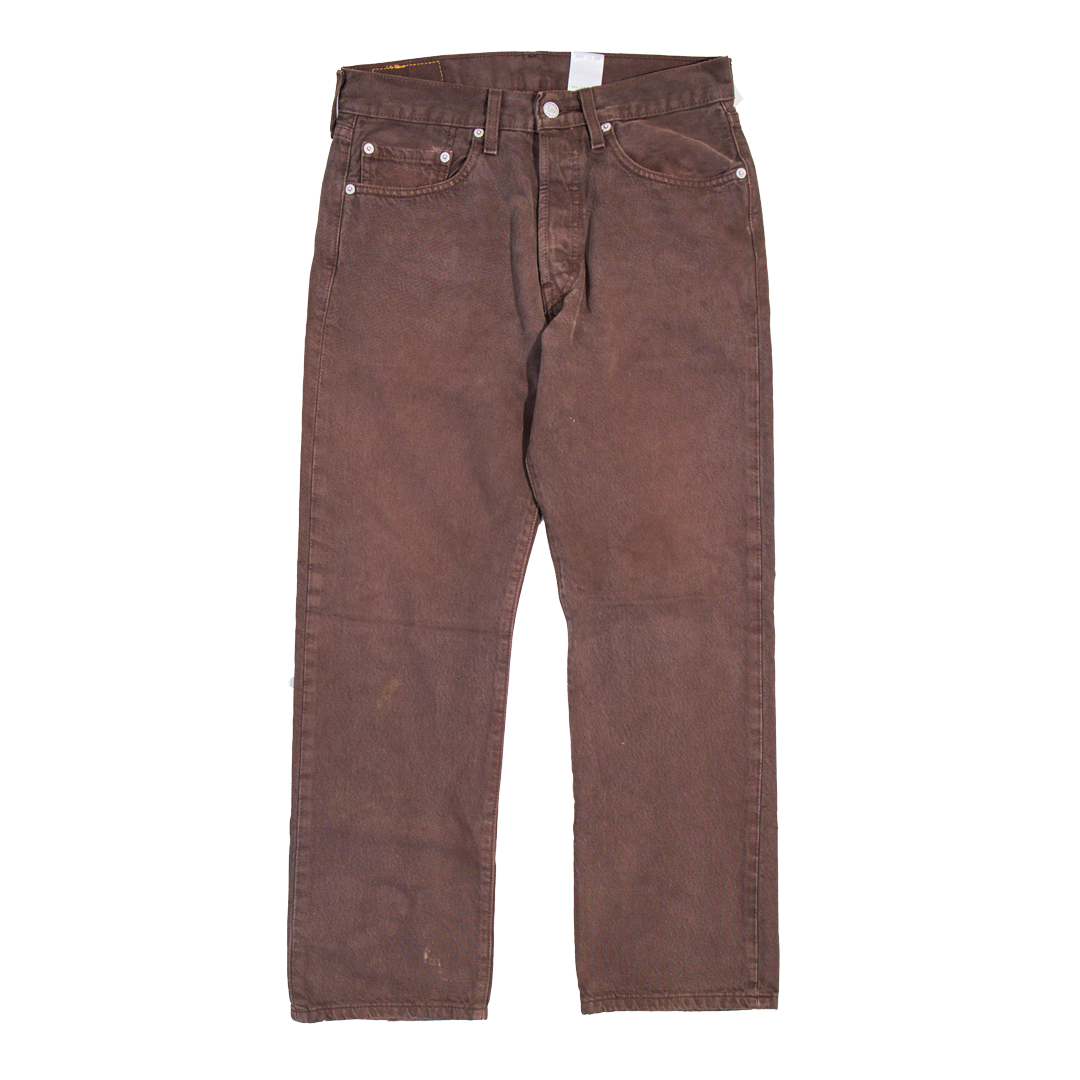 2000s Levi's 501 Brown Denim Pants – MNTGE